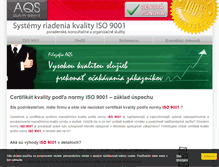 Tablet Screenshot of iso9001poradenstvo.sk